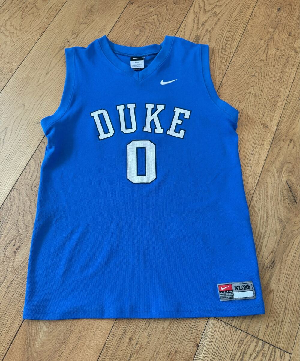 Nike Duke Blue Devils Kids Youth XL #0 Basketball Jersey Blue NCAA EUC